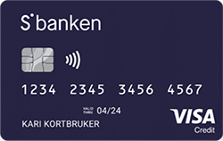 Sbanken Mastercard kredittkort